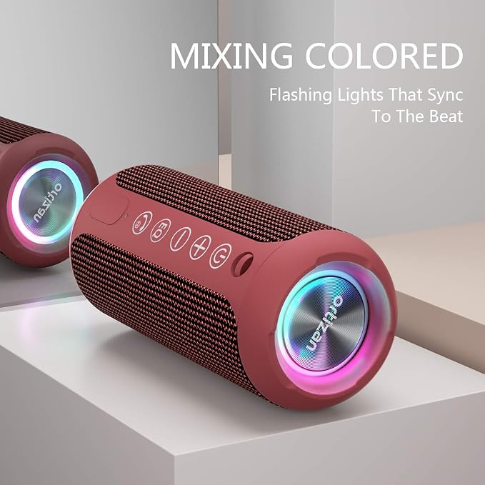 Ortizan X10 Portable Bluetooth Speaker, 24W Stereo Sound, IPX7 Waterproof - Image 2