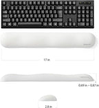 UnivoColors Design-Wave Set of Wrist Rest, Artificial Sheepskin+Memory - Image 5