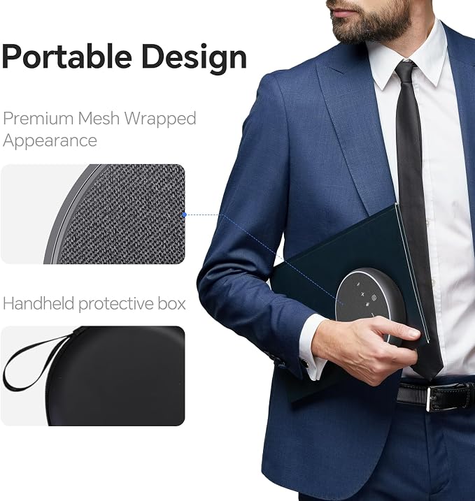 N newline Conference Speaker and Microphone, 360 Voice Pickup, AI Noise - Image 8