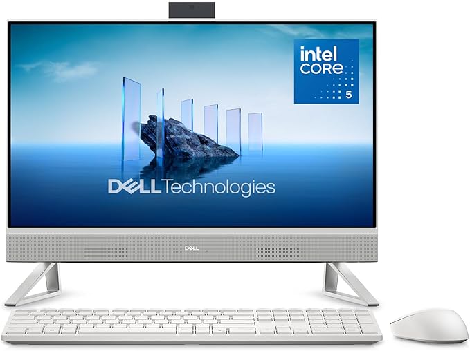 Dell 24 All-in-One Desktop ec24250-23.8-inch FHD Touch Display, Intel Core 5 by Dell