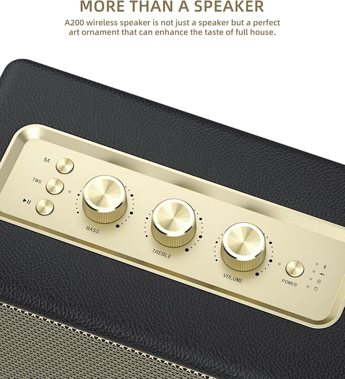 MLOVE A200 Portable Retro Bluetooth Speaker - Image 3