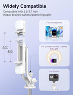 Selfie Stick Tripod with 2 Light, 3 Light Modes & 6 Brightness Levels - Image 5