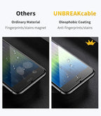 UNBREAKcable Protective Glass for iPhone SE 2022/2020, 2.5D Double Defense - Image 5