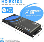 OREI 1x4 HDMI Extender Splitter Over Single Cable CAT6/7 1080P - Image 6