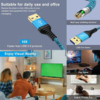 USB Extension Cable 10 FT, PlayStation, Hard Drive, Flash Drive - Image 4