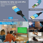 USB Extension Cable 6FT, Flash Drive, Hard Drive - Image 4