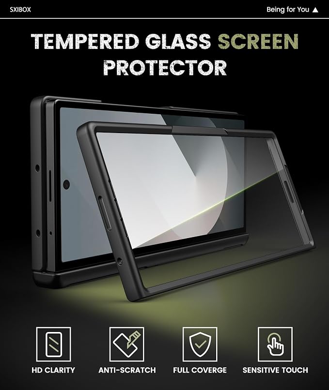 for Galaxy Z Fold 6 Case with Card Holder & Kickstand & Hinge Protection & - Image 6