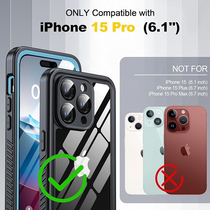 for iPhone 15 Pro Case Waterproof - Image 8