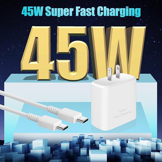 45W USB C Charger for Samsung Charger Fast Charging, Super Fast Android Phone - Image 6