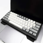 Kado Lift Riser Acrylic for External Keyboard, Frosted Surface Black, Office - Image 6
