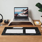 Japanese Sea Wave Large Mouse Pad, Anime Black Gaming, Extended Kanagawa Mat - Image 9