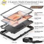 SEYMAC stock Case for Samsung Galaxy Tab S10 Ultra / S9 Ultra Tablet Case 14.6'' - Image 6