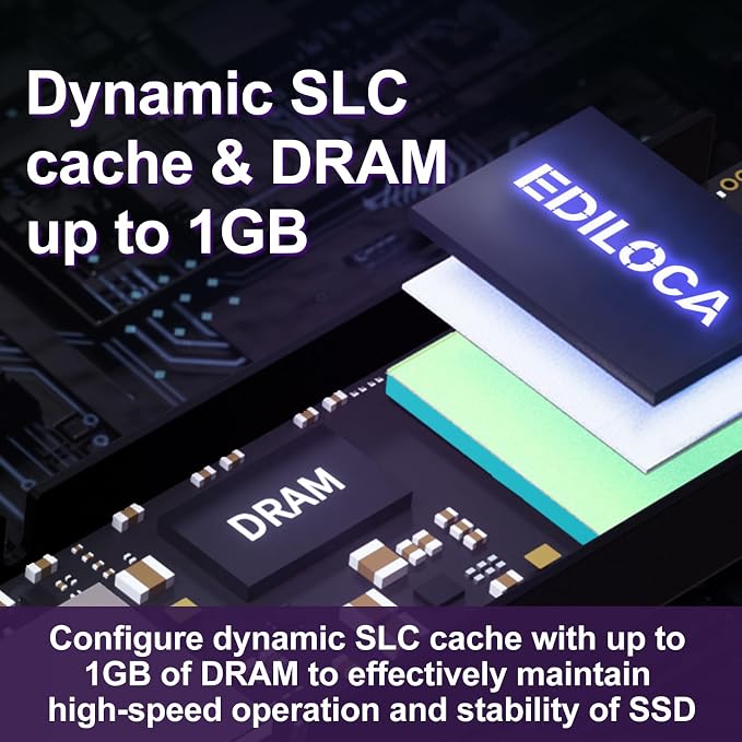 1TB PS5 SSD with Heatsink PCIe Gen4 NVMe M.2 Gaming SSD, 7400MB/s Read - Image 4