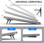 Laptop Stand for Desk, Portable Anti-Slip Keyboard Riser, Zinc Alloy Keyboard - Image 5