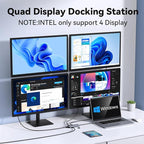USB C to Dual HDMI Adapter, USB C Docking Station Dual Monitor Hub - Image 3