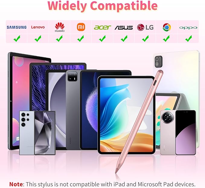 Stylus Pen for iOS&Android Touch Screens, Active Pencil for Samsung, Smart - Image 4
