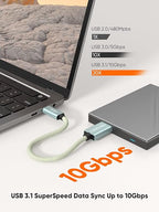 CableCreation 1FT USB C to Micro B Cable, 10Gbps Speed External Hard Drive - Image 4