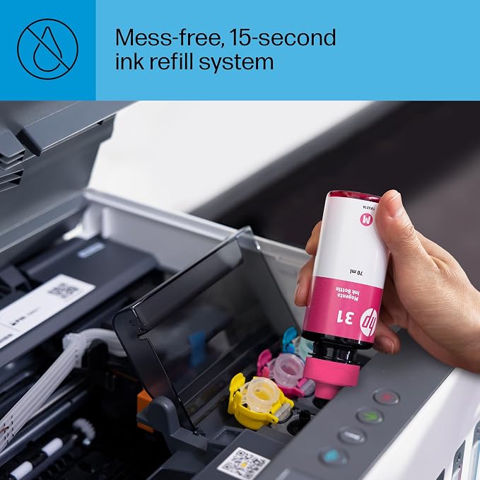 HP Smart Tank 7301 Wireless All-in-One Refillable Ink Tank Printer, Copier - Image 16