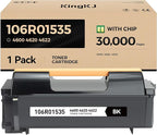 4600 4620 4622 Toner Cartridge Black 1-Pack High Capacity Replacement by KingKJInkToner