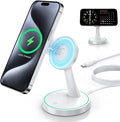 Magnetic Wireless Charger Stand 15W Fast Mag-Safe Charger by Verticalmagneticcharging