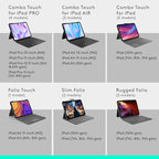 Logitech Combo Touch iPad Pro 11-inch Keyboard Case - Image 6