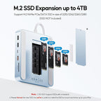 Upgraded 11 in 1 USB C Hub for iMac 24 inch USB Hub 2021 2023 2024 Support M.2 - Image 3