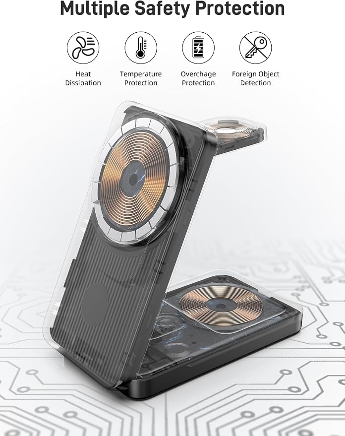 3 in 1 Magnetic Wireless Charger - Image 5
