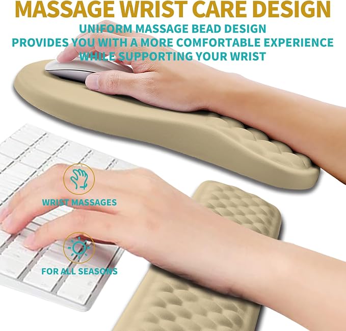 Hokafenle 2 in 1 Ergonomic Mouse Pad Wrist Support & Wrist Rest - Image 4