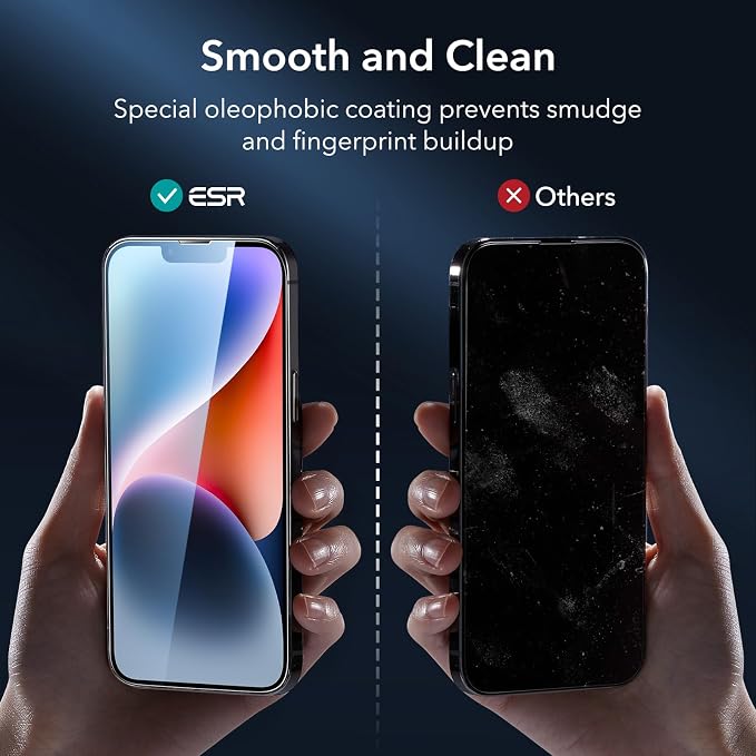 ESR for iPhone 14 Screen Protector Set, 3 Tempered-Glass Screen Protectors and - Image 5