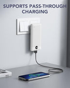 VRURC Portable Charger, Power Bank Built-in Cables and AC Wall Plug, USB C - Image 2