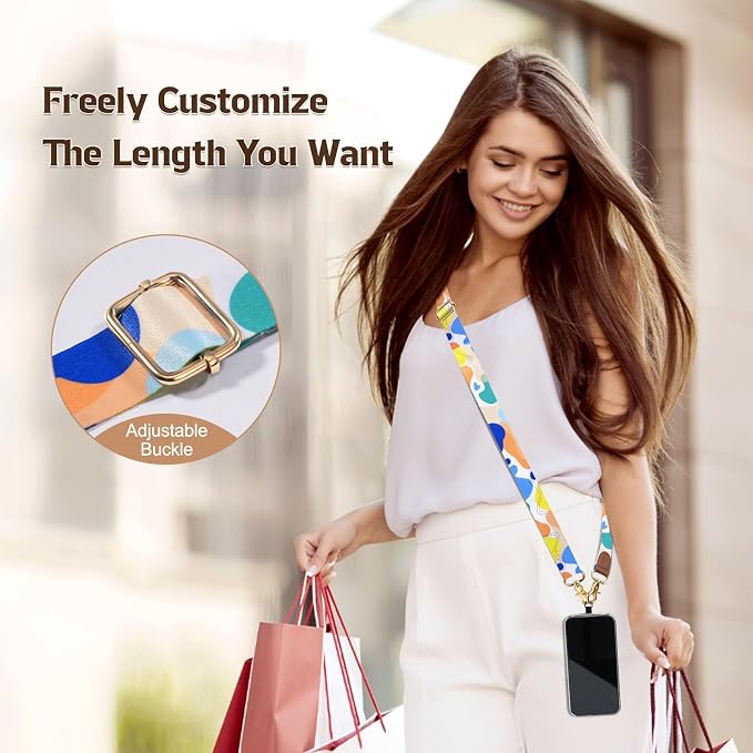 TiMOVO Phone Lanyard Crossbody Wrist Strap, Adjustable Anti-Theft Strap - Image 3