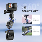 TELESIN° S2 Quick Release Clamp Bike Mount Motorcycle Handlebar Holder - Image 4