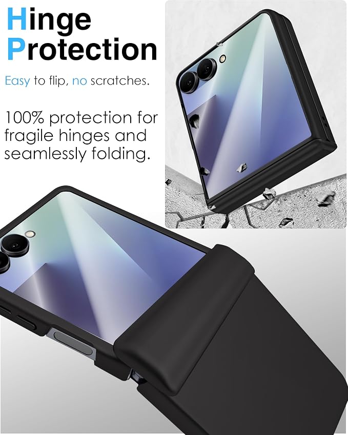STORMTAL for Samsung Galaxy Z Flip 7 Case, Hinge Protection, Built-in Screen - Image 3
