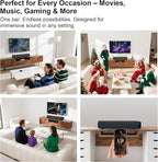 Sound Bar for Smart TV, Surround Sound System for TV – 50W Bluetooth Soundbar - Image 7