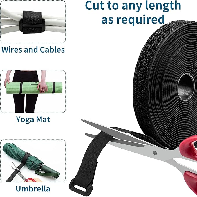 26Ft x 0.8In Adjustable Cable Straps - Image 4