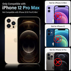 Uyiton for iPhone 12 Pro Max Camera Lens Protector, 9H Tempered Glass Camera - Image 7