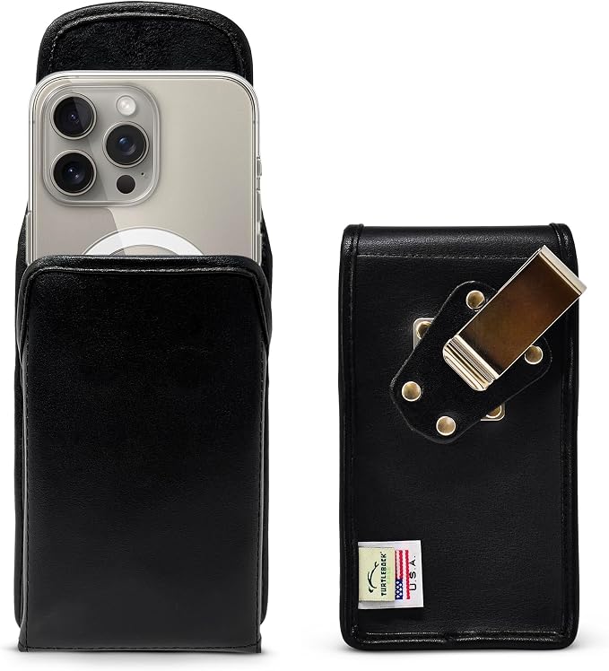 Turtleback Belt Clip for iPhone 16 Pro, 15 pro 14 Pro 13 Pro -Small- Fits by Turtleback