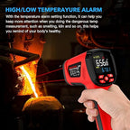MESTEK Infrared Thermometer Temperature Gun, -40℉~3632℉, Non Contact Digital - Image 3