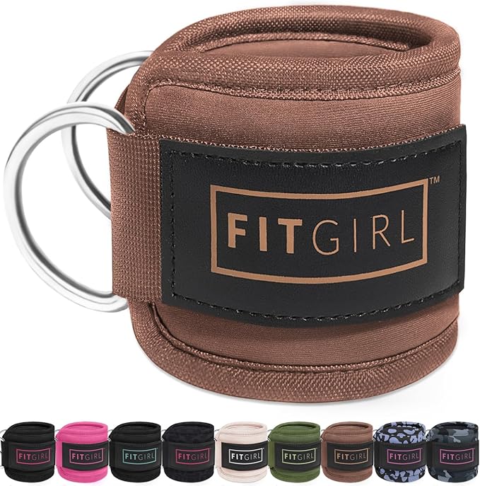 FITGIRL - Ankle Strap for Cable Exercise Machines, Work Out Cuff Attachment for by FITGIRL