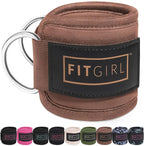 FITGIRL - Ankle Strap for Cable Exercise Machines, Work Out Cuff Attachment for by FITGIRL