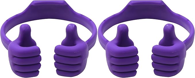 Honsky Cell Phone Stand Holder 2-Pack, Thumbs Up Lazy Phone Stand, Universal by Honsky