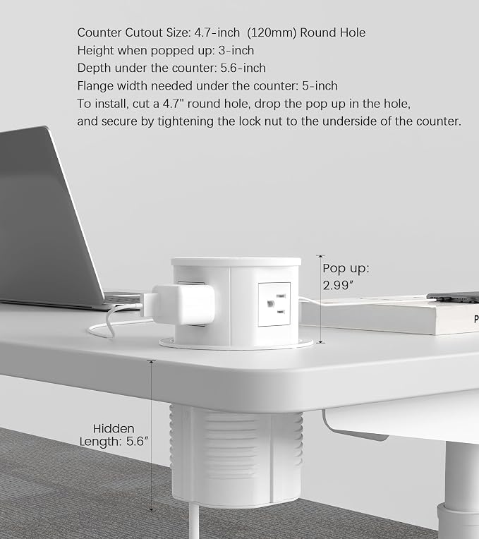 Pop up Outlet for Countertop - Image 7