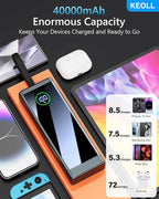 Portable Charger 40000mAh Power Bank, 22.5W Fast Charging Battery Pack - Image 7