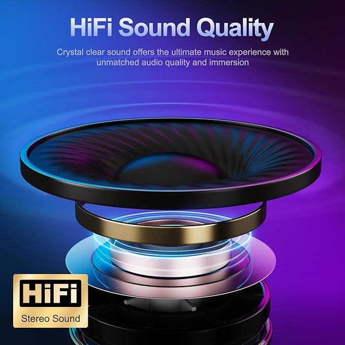 Bluedee Computer Speakers for Desktop PC, Wired USB Plug & Play Computer Sound - Image 2