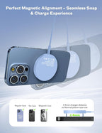 Magnetic Wireless Charger Fast Charge Strong Magnet Charging Pad - Image 2