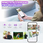 5MP PTZ Security System:CKK 4 PCS Wireless Cameras - Image 5