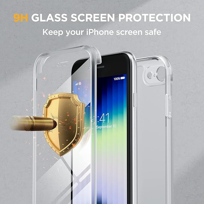 Miracase for iPhone SE Phone Case 3rd/2nd Generation 2022 2020 Full-Body - Image 3