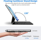 Keyboard Case for iPad Air 13 Inch, iPad Pro 12.9 inch–Magic-Style Magnetic - Image 7