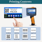 P19 Handheld Inkjet Printer for Any Surface, Portable 360° All-Round Coding - Image 2