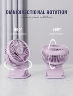 Shinebella AA Battery Powered Clip on Fan - Image 5